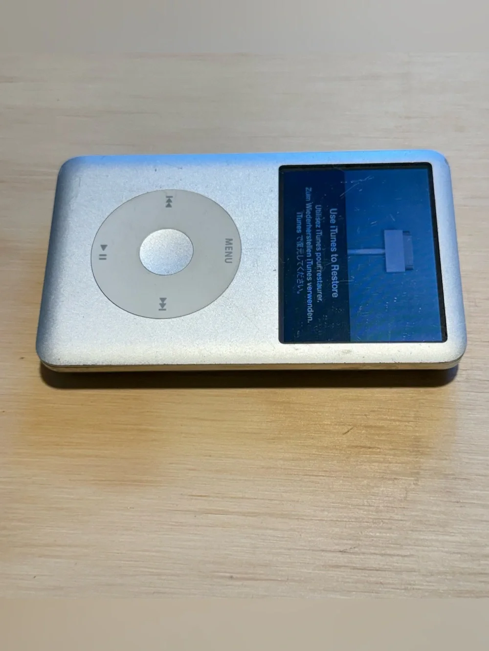 iPod Model:A1238 6THGen 80GB Slv Stuck On Red X For-Parts/Repair Read Info Blw!